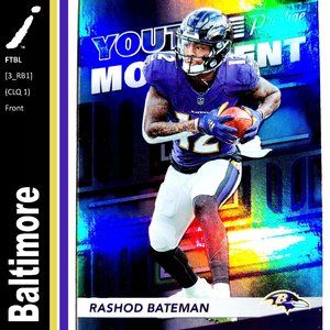 Baltimore Ravens (Rashod Bateman) - FTBL [3_RB1]